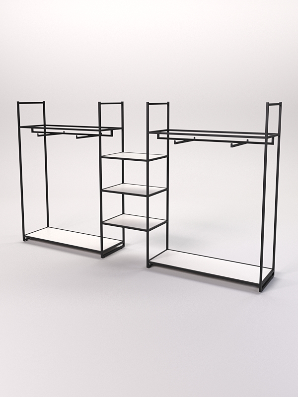 Стеллаж Стронг №36 в стиле ЛОФТ, Белый