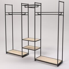 Стеллаж Стронг №40 в стиле ЛОФТ, Дуб Сонома