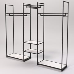 Стеллаж Стронг №40 в стиле ЛОФТ, Белый