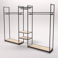 Стеллаж Стронг №41 в стиле ЛОФТ, Дуб Сонома