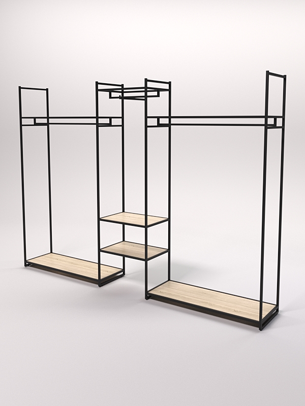 Стеллаж Стронг №41 в стиле ЛОФТ, Дуб Сонома