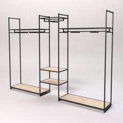 Стеллаж Стронг №42 в стиле ЛОФТ, Дуб Сонома