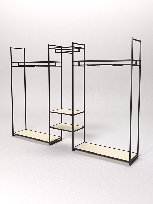 Стеллаж Стронг №42 в стиле ЛОФТ, Крем Вайс