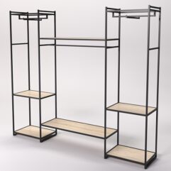 Стеллаж Стронг №44 в стиле ЛОФТ, Дуб Сонома