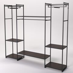 Стеллаж Стронг №44 в стиле ЛОФТ, Дуб Венге