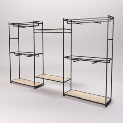 Стеллаж Стронг №45 в стиле ЛОФТ, Дуб Сонома