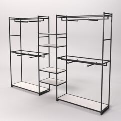 Стеллаж Стронг №46 в стиле ЛОФТ, Белый