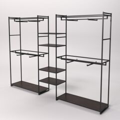 Стеллаж Стронг №46 в стиле ЛОФТ, Дуб Венге