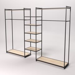 Стеллаж Стронг №47 в стиле ЛОФТ, Дуб Сонома