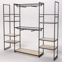 Стеллаж Стронг №48 в стиле ЛОФТ, Дуб Сонома