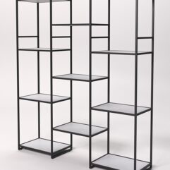 Стеллаж Стронг №49 в стиле ЛОФТ, Серый