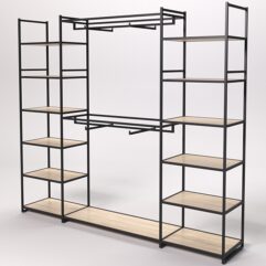 Стеллаж Стронг №50 в стиле ЛОФТ, Дуб Сонома