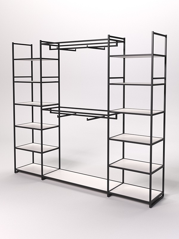 Стеллаж Стронг №50 в стиле ЛОФТ, Белый