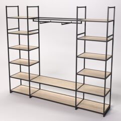 Стеллаж Стронг №51 в стиле ЛОФТ, Дуб Сонома