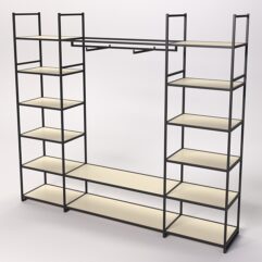 Стеллаж Стронг №51 в стиле ЛОФТ, Крем Вайс