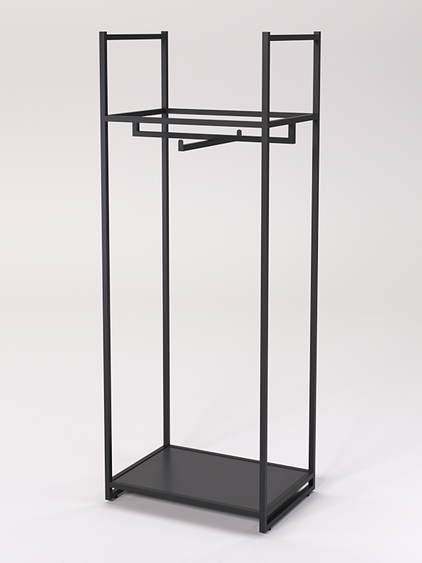 Стеллаж Стронг №73 в стиле ЛОФТ, Черный