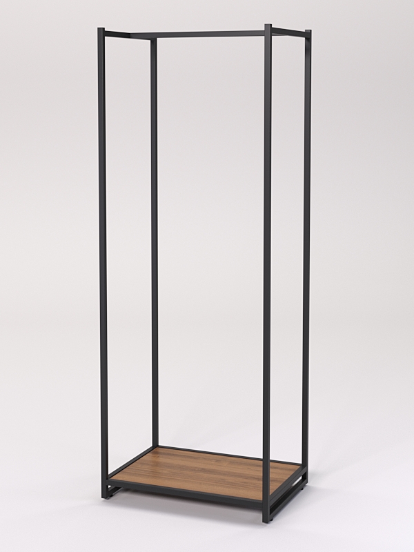 Стеллаж Стронг №75 в стиле ЛОФТ, Орех