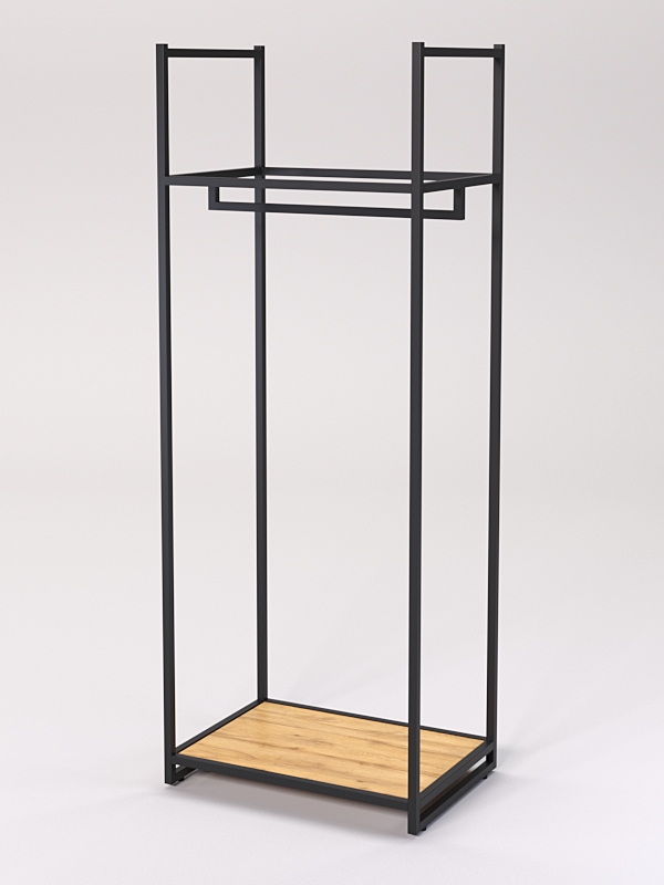 Стеллаж Стронг №77 в стиле ЛОФТ, Дуб Золотистый