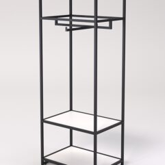 Стеллаж Стронг №79 в стиле ЛОФТ, Белый