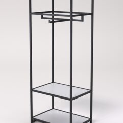 Стеллаж Стронг №79 в стиле ЛОФТ, Серый