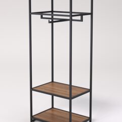 Стеллаж Стронг №79 в стиле ЛОФТ, Орех