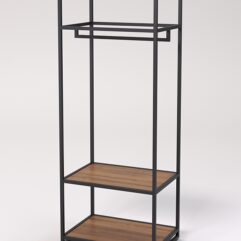 Стеллаж Стронг №81 в стиле ЛОФТ, Орех