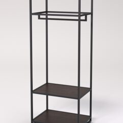 Стеллаж Стронг №81 в стиле ЛОФТ, Дуб Венге