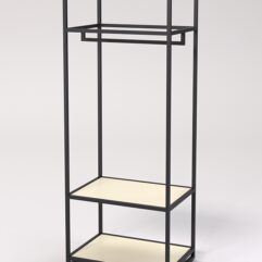 Стеллаж Стронг №81 в стиле ЛОФТ, Крем Вайс