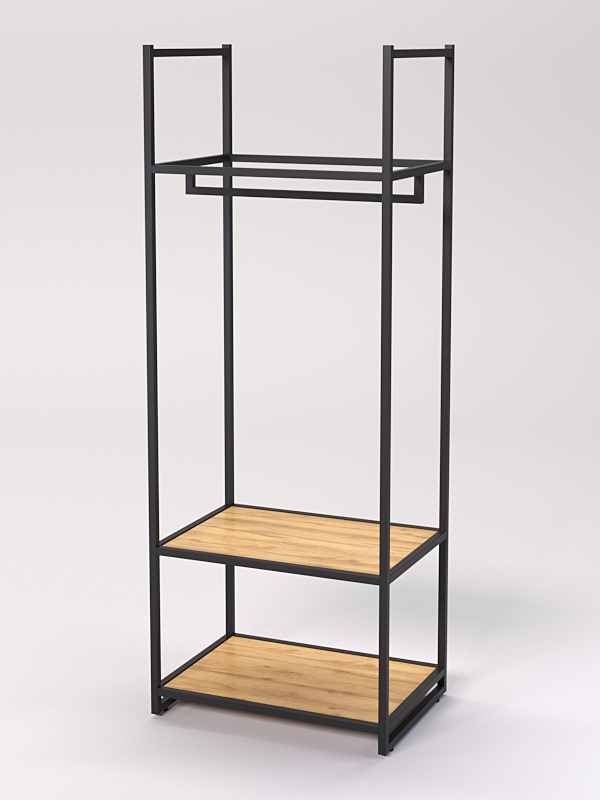 Стеллаж Стронг №81 в стиле ЛОФТ, Дуб Золотистый