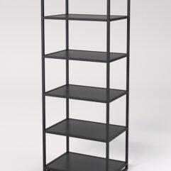 Стеллаж Стронг №83 в стиле ЛОФТ, Черный