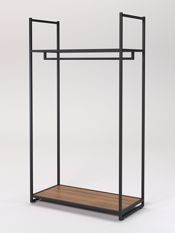 Стеллаж Стронг №87 в стиле ЛОФТ, Орех