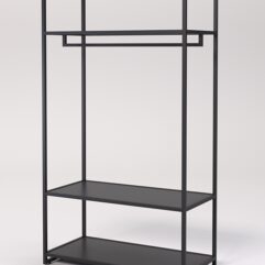 Стеллаж Стронг №89 в стиле ЛОФТ, Черный