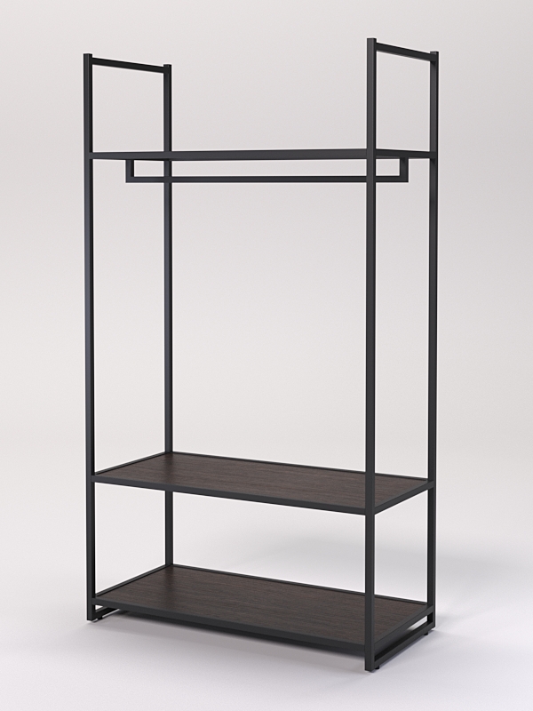 Стеллаж Стронг №89 в стиле ЛОФТ, Дуб Венге