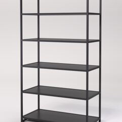 Стеллаж Стронг №91 в стиле ЛОФТ, Черный