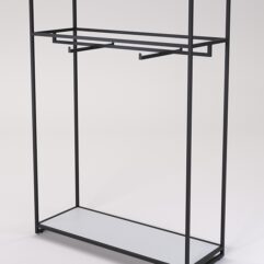 Стеллаж Стронг №93 в стиле ЛОФТ, Серый