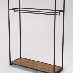 Стеллаж Стронг №97 в стиле ЛОФТ, Орех