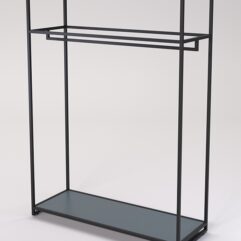 Стеллаж Стронг №97 в стиле ЛОФТ, Темно-Серый