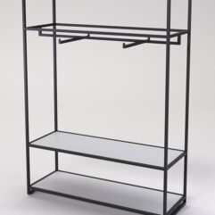 Стеллаж Стронг №99 в стиле ЛОФТ, Серый