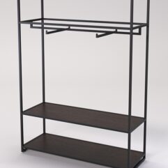 Стеллаж Стронг №99 в стиле ЛОФТ, Дуб Венге