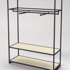 Стеллаж Стронг №99 в стиле ЛОФТ, Крем Вайс