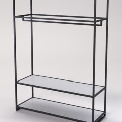 Стеллаж Стронг №101 в стиле ЛОФТ, Серый