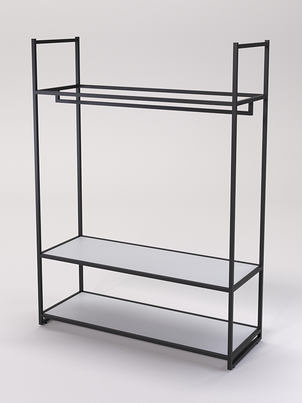 Стеллаж Стронг №101 в стиле ЛОФТ, Серый