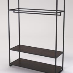 Стеллаж Стронг №101 в стиле ЛОФТ, Дуб Венге