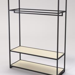 Стеллаж Стронг №101 в стиле ЛОФТ, Крем Вайс