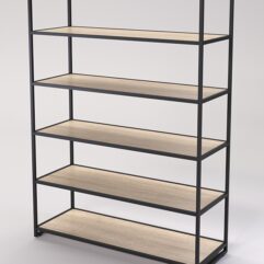 Стеллаж Стронг №103 в стиле ЛОФТ, Дуб Сонома