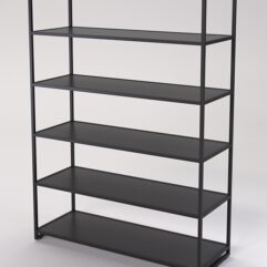 Стеллаж Стронг №103 в стиле ЛОФТ, Черный