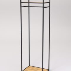 Стеллаж Стронг №107 в стиле ЛОФТ, Дуб Золотистый