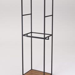 Стеллаж Стронг №111 в стиле ЛОФТ, Орех