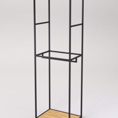 Стеллаж Стронг №111 в стиле ЛОФТ, Дуб Золотистый