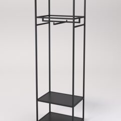 Стеллаж Стронг №113 в стиле ЛОФТ, Черный